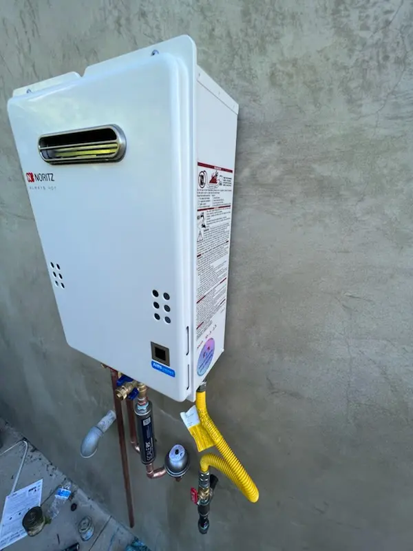 Tankless water heater installation for Edgewater homes
