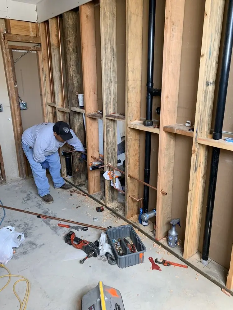 Commercial rough-in plumbing for Commercial Plumbing in Edgewater